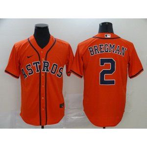 Houston Astros Alex Bregman Orange Game Jersey